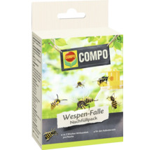 COMPO Wespen-Falle Nachfüllpack für den Außenbereich mit einer Wirksamkeit von circa 3 Wochen pro Flasche.