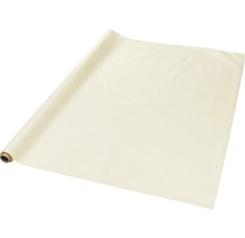 Rolle Meterware in Creme, leicht strukturierte Oberfläche, auf Pappkern gewickelt.