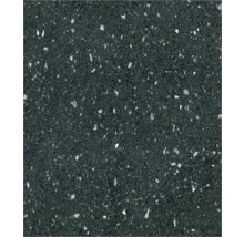 Detailansicht einer strukturierten Oberfläche in Steinoptik mit hellen mineralischen Einschlüssen.