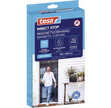 tesa Logo, Insect Stop Magnetvorhang für Türen, Maße 80 mal 200 Zentimeter, selbstschließend mit zuverlässigem Halt und schneller Montage.