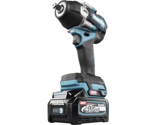 Makita 40 Volt Akku-Schlagschrauber mit bürstenlosem Motor und XGT-Akku.