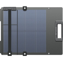 Tragbares EcoFlow Solarpanel mit integriertem Tragegriff und Befestigungsösen für mobile Energieanwendungen.