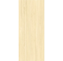 Oberfläche in heller Holzoptik mit vertikaler Maserung.