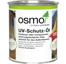 Osmo UV-Schutz-Öl Extra für außen, farbloser Holzanstrich auf Basis natürlicher Öle in Metalldose, Ergiebigkeit circa 13 Quadratmeter.