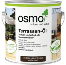 Osmo Terrassen-Öl 016 Bangkirai Dunkel seidenmatt, Holzschutz auf Naturölbasis für Terrassenhölzer im Außenbereich, Osmo Logo.