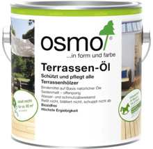 Osmo Terrassen-Öl für den Außenbereich zur Pflege und zum Schutz von Terrassenhölzern in einer Metalldose.