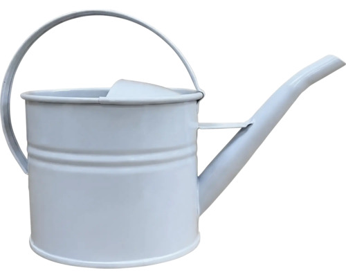 Gießkanne Lafiora Metall 1,25l mouse Weiße Gießkanne aus Metall mit Henkel und langem Ausguss.