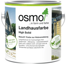 Osmo Logo. Landhausfarbe High Solid, Naturöl-Farbe, seidenmatt, sicher für Mensch, Tier und Pflanze, für circa 65 Quadratmeter.