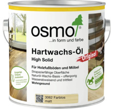 Osmo Logo. Hartwachs-Öl Original High Solid, 3062 Farblos matt, für Holzfußböden und Möbel, unbedenklich für Mensch, Tier und Pflanze.