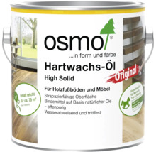 Osmo Hartwachs-Öl High Solid Original für Holzfußböden und Möbel, strapazierfähig, wasserabweisend und trittfest, reicht für circa 75 Quadratmeter.