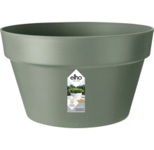 elho Pflanzschale aus recyceltem Kunststoff, Grün, mit Bewässerungssystem.