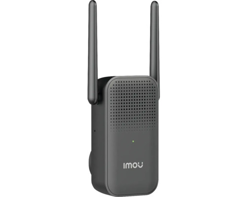 Imou WLAN-Verstärker mit zwei externen Antennen und LED-Statusanzeige.