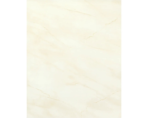 Keramikfliese in Marmoroptik mit feiner Maserung.