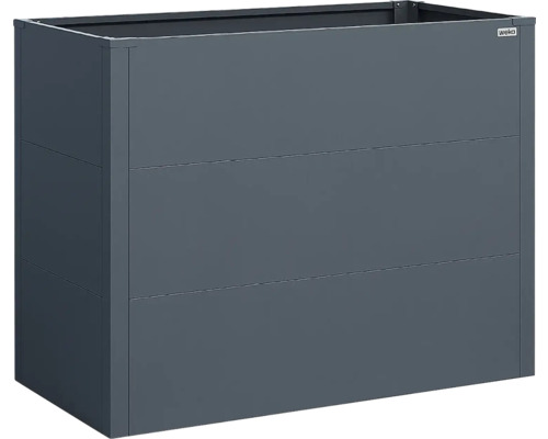 Weka Hochbeet aus Metall, rechteckig, Anthrazit.