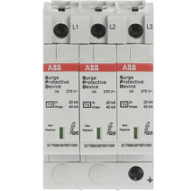 ABB Überspannungsschutzgerät Typ 2, 3-polig, 275 Volt, 40 Kiloampere maximal.