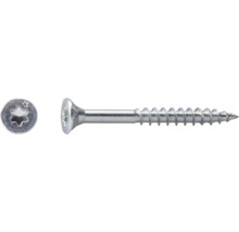 Senkkopfschraube aus Metall mit Teilgewinde und Torx-Antrieb.