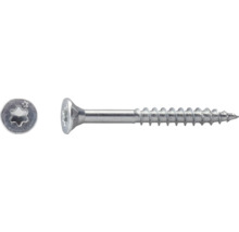 Senkkopfschraube aus Metall mit Teilgewinde und Torx-Antrieb.