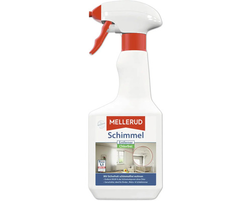 Mellerud Schimmel Entferner chlorfrei in der Sprühflasche zur Beseitigung von Schimmelsporen.