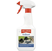Mellerud Grillrost Reiniger in einer Sprühflasche zur Reinigung von Grillrosten aus Edelstahl, Gusseisen und Keramik.