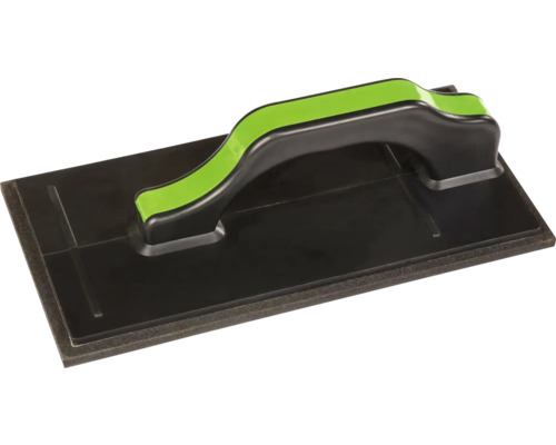 Fugbrett mit ergonomischem Griff und schwarzer Belagsplatte.