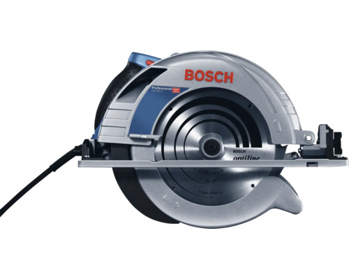 Bosch Professional Handkreissäge GKS 85 G mit Sägeblatt und Schutzhaube.