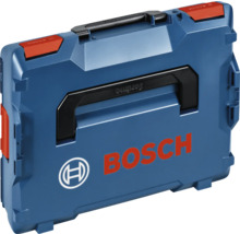 Bosch L-BOXX Werkzeugkoffer aus Kunststoff mit Tragegriff und Schnappverschlüssen.