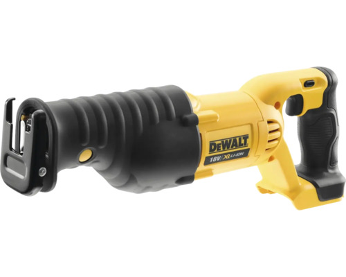 Akku-Säbelsäge DeWalt 18 Volt XR Li-Ion, gelb und schwarz.