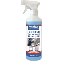 Putzboy Fenster- und Rahmenreiniger, 500 Milliliter Sprühflasche, gebrauchsfertig, geeignet für Glas und Kunststoff.