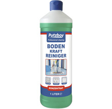 Putzboy Boden-Kraftreiniger Konzentrat, 1 Liter Flasche für Fliesen, Stein, Kunststoffe und Linoleum.