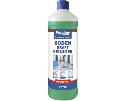Putzboy Boden-Kraftreiniger Konzentrat, 1 Liter Flasche für Fliesen, Stein, Kunststoffe und Linoleum.
