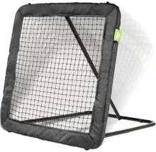 EXIT Toys Multisport Rebounder Kickback für Fußball und Handball, verstellbarer Neigungswinkel, schwarzer Metallrahmen mit Netz.