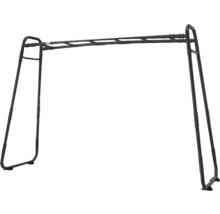 EXIT Klettergerüst Monkey Bar aus schwarzem Metall für den Garten.
