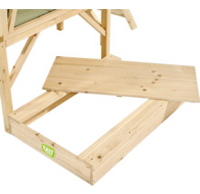 EXIT Toys Sandkasten aus Holz mit abnehmbarem Deckel aus Holzlatten
