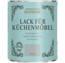 Dose Rust-Oleum Lack für Küchenmöbel in Anthrazit, Rust-Oleum Logo, zertifiziert spielzeugsicher, für ein schmutzabweisendes und glattes Finish.