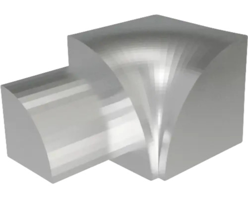 Innenecke aus Metall für Profile.