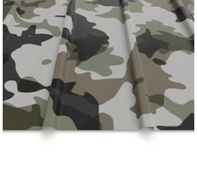 Trapezblech mit Camouflage-Muster für Dach und Wand.