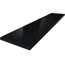 Fensterbank aus poliertem schwarzem Naturstein