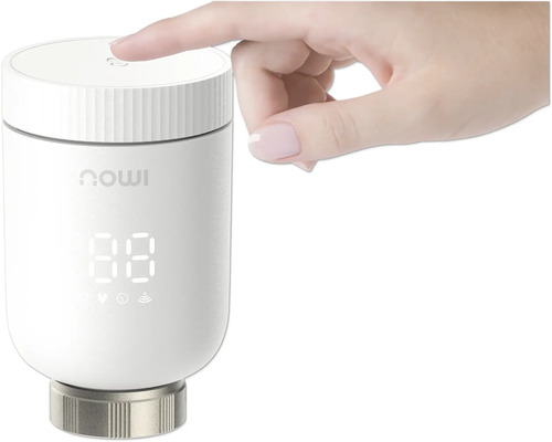 Intelligentes Heizkörperthermostat von Imou mit digitaler Anzeige und Berührungssteuerung.