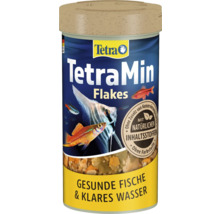 Dose TetraMin Flakes Fischfutter, Hauptfutter für Zierfische in Flockenform mit natürlichen Inhaltsstoffen für klares Wasser.