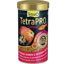 TetraPRO Colour Fischfutter in Chipform für intensive Farben und gesunde Fische, Premium-Hauptfutter mit natürlichen Inhaltsstoffen und Prebiotika.