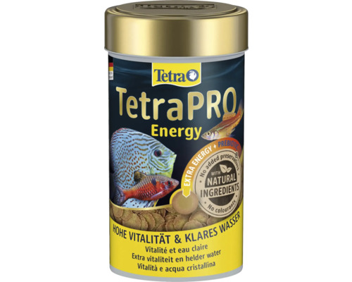 TetraPRO Energy Multi-Crisps Aquarienfischfutter, für hohe Vitalität und klares Wasser, mit Präbiotika und natürlichen Inhaltsstoffen.