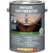 Hornbach Bootslack polyurethanverstärkt seidenglänzend, abriebfest, wetterbeständig, schlagfest und stossfest. Hornbach Logo