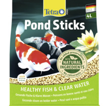 Tetra Pond Sticks Teichfischfutter für gesunde Fische und klares Wasser, 4 Liter, Pelletgröße 8 bis 12 Millimeter.