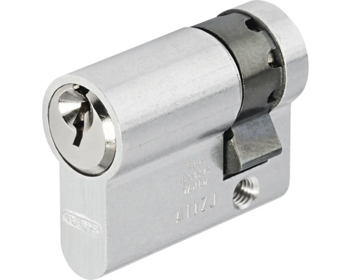 ABUS Halbzylinder aus Metall für Türen.