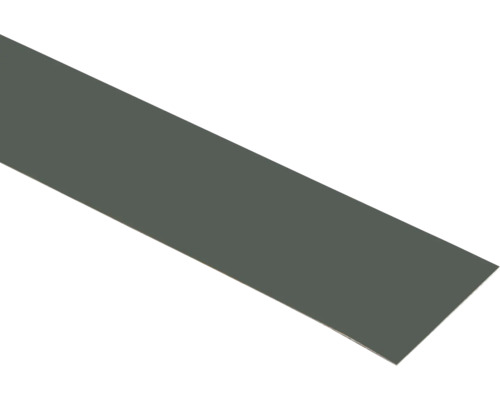 Flachprofil aus Metall oder Kunststoff in Anthrazit.