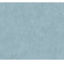 Strukturierte Tapete mit einer hellblauen Oberfläche in Putzoptik.