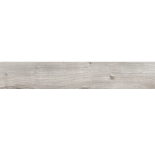 Oberflächenstruktur in Holzoptik mit feiner Maserung und Astlöchern.