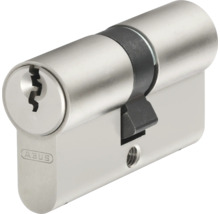 ABUS Profilzylinder aus Metall für Türschlösser mit Schließbart und ABUS Logo.
