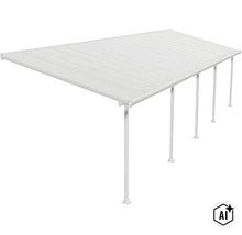 Terrassenüberdachung mit Stützen für den Außenbereich (Image AI modified or generated)