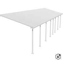 Terrassenüberdachung mit festem Dach und stabilen Stützpfosten für den Außenbereich (Image AI modified or generated)
